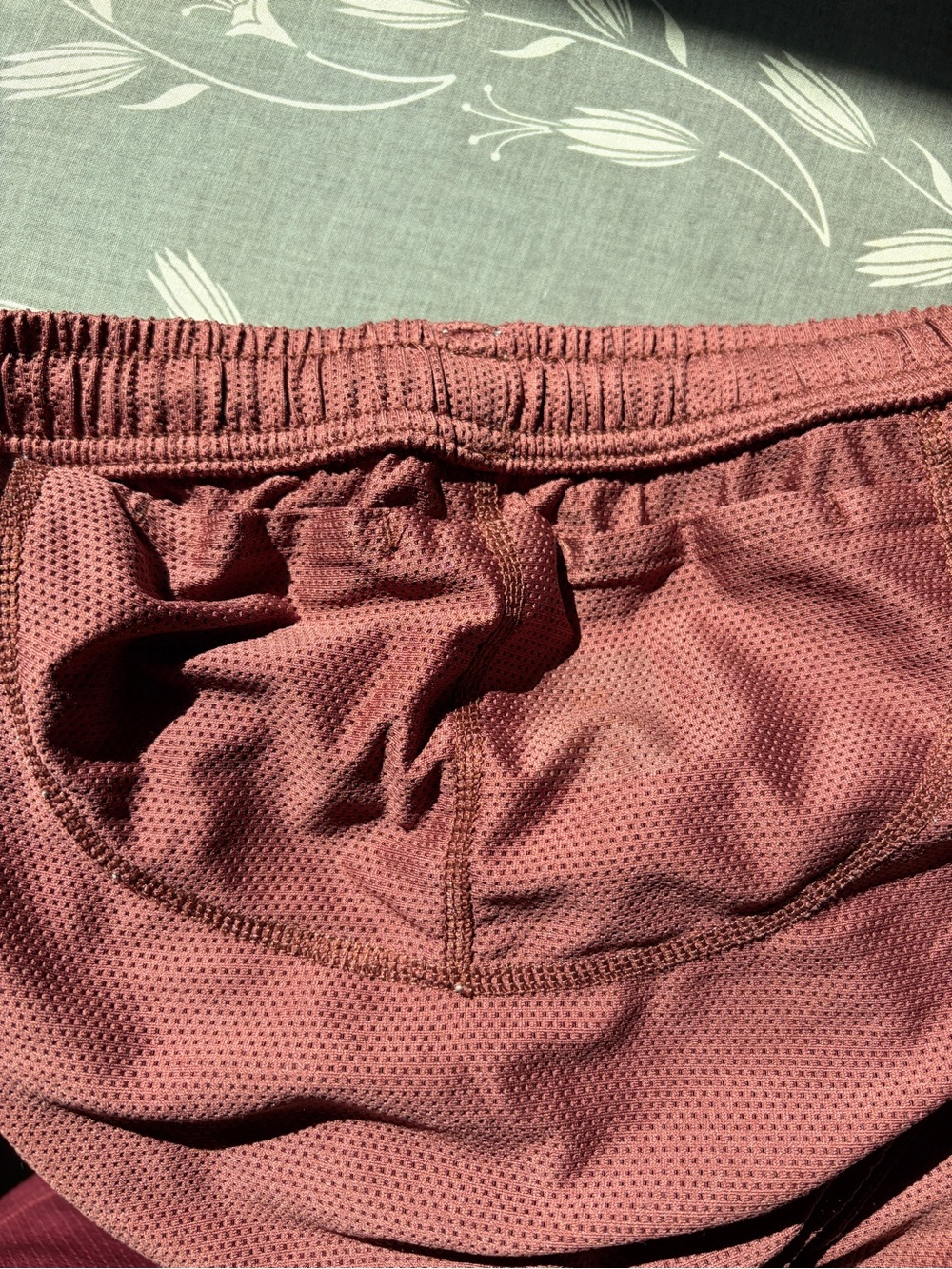 Tracksmith Men’s Rust Running Shorts with Drawstring - Picture 3 of 3